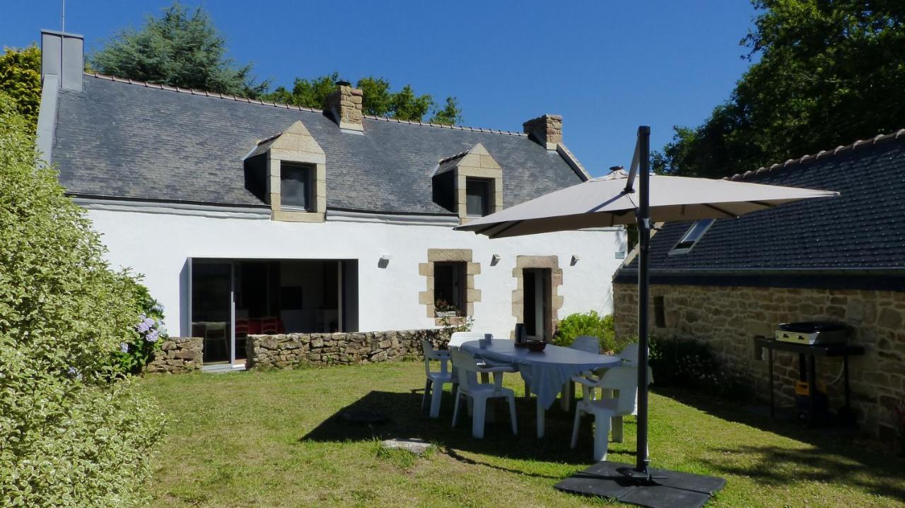 Belle Longere En Campagne A Larmor Baden Villa Buitenkant foto