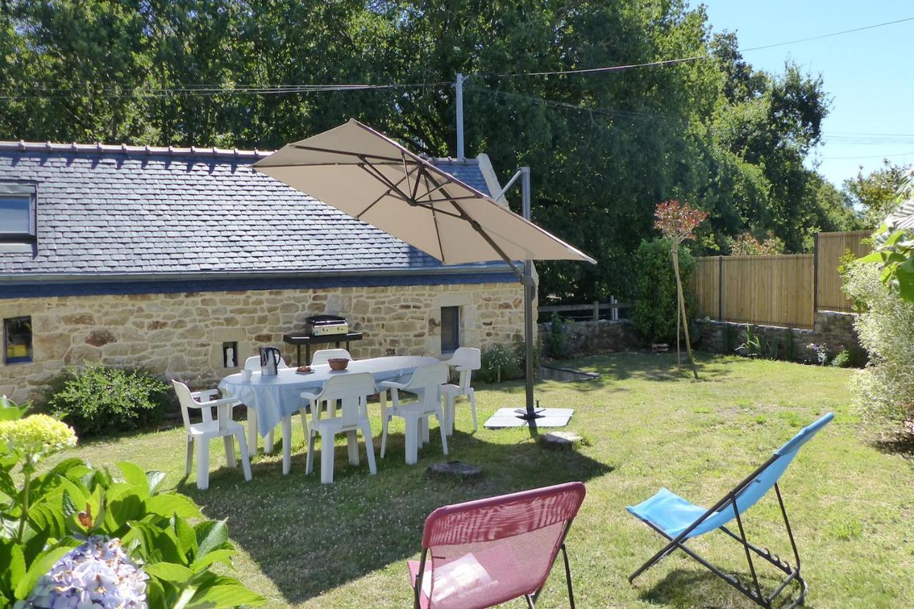 Belle Longere En Campagne A Larmor Baden Villa Buitenkant foto